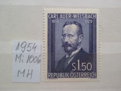1954- Austria-Mi1006- Compl.set-MH foto