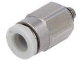 Racord push-in filetate, alamă, M3, 1-10 bar