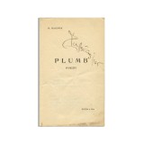 George Bacovia, Plumb, ediția a II-a, cu semnătura lui Perpessicius