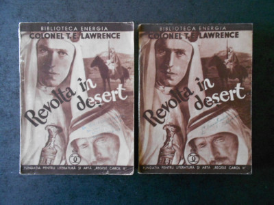 COLONEL T. E. LAWRENCE - REVOLTA IN DESERT 2 volume (1936) foto
