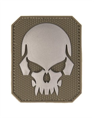 Patch PVC SKULL 3D PATCH W. Mil-Tec OD foto