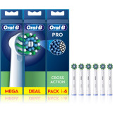 Oral B PRO Cross Action capete de schimb pentru periuta de dinti 6 buc