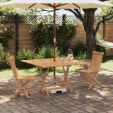 Cumpara ieftin Set Bistro de Gradina 3 buc. natural Lemn solid de tec