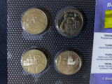Liberia 2005 - Set complet de 4 monede - Papa Benedict al XVI-lea