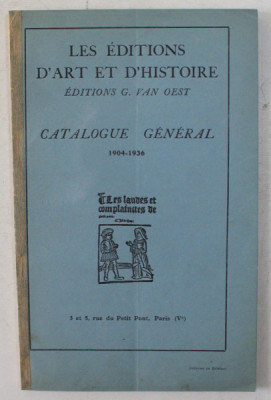 CATALOGUE GENERAL , 1904 - 1936 foto