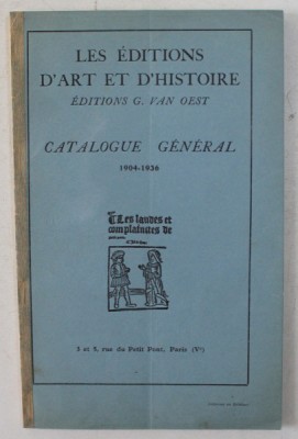 CATALOGUE GENERAL , 1904 - 1936 foto