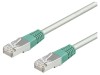 Cablu Patch Cord Goobay F/UTP Cat5e, 3m, Ecranat CCA, PVC Gri, Conductor 26AWG, Mufa RJ45, Cross-over