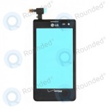 LG VS840 Lucid display digitizer negru