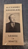 Ganduri in noapte Alexandru Magereanu cu autograf