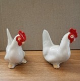 Bibelou portelan romanesc Pasare Gaina