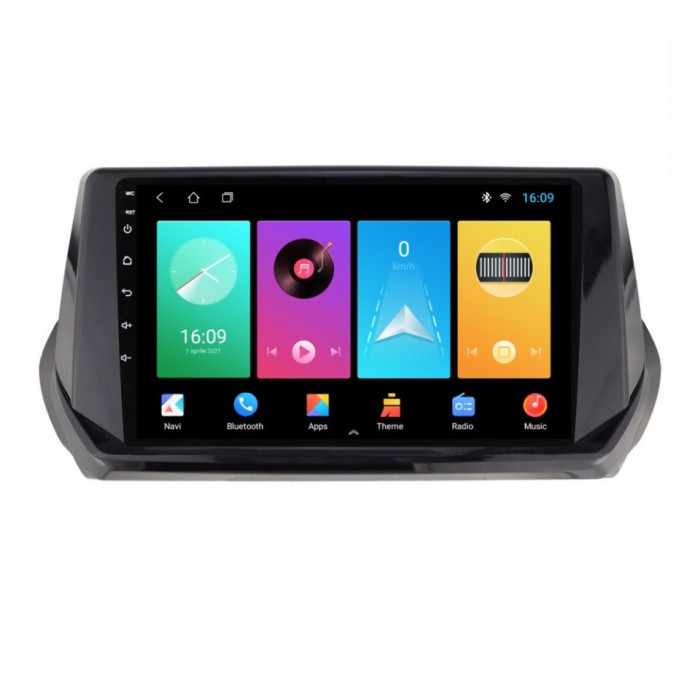 Navigatie dedicata cu Android Peugeot 2008 II dupa 2019, 1GB RAM, Radio GPS