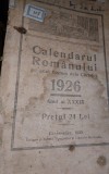 CALENDARUL ROMANULUI pe anul comun dela Christos 1926