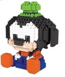 Set De Constructie GOOFY Catel Hazliu Animat Innovium&trade;, 396 Piese ABS, Figurina 3D Inspirata Din Desene Animate Clasice, 8.4 &times; 8.4 &times; 9.4 CM