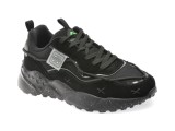 Cumpara ieftin Pantofi sport TEPOR negri, TP78, din material textil