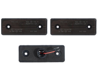 Lampa semnalizare Volkswagen Lt Ii, 05.1996-12.2005; Mercedes Sprinter, 01.1995-2006, model tuning, montare fata/spate, stanga+dreapta, LED; fumuriu; foto