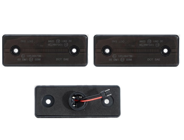 Lampa semnalizare Volkswagen Lt Ii, 05.1996-12.2005; Mercedes Sprinter, 01.1995-2006, model tuning, montare fata/spate, stanga+dreapta, LED; fumuriu;