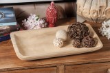 Cumpara ieftin Platou servire lemn natur 41 x 23,5 cm