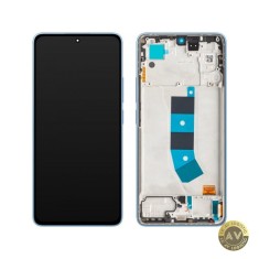 Display cu Touchscreen Xiaomi Redmi Note 13 4G cu Rama Albastru (Ice Blue) Service Pack 56000100N700