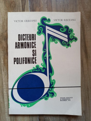 Victor Giuleanu, Victor Iusceanu - Dicteuri Armonice si Polifonice foto