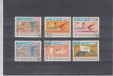 A12 S5 6 - Timbre foarte vechi - Yemen - Jocurile olimpice Mexic 1968, Sport, Stampilat