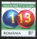 Romania 2019 - 113 ani Loteria, stampilata