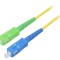 Patch cord fibră OS2 SC/APC-SC/UPC 10m galben LSZH