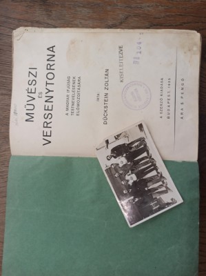 TURNEE ARTISITICE SI COMPETITIVE, 1935 - ZOLTAN DUCKSTEIN / 1 FOTO ORIGINALA foto