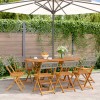 Set 8 Scaune Gradina Pliabile Gri Poliratan Lemn Masiv Acacia, Exterior, Rezistente, 41x52.5x80 cm