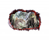 Cumpara ieftin Sticker decorativ cu Dinozauri, 85 cm, 4217ST-1