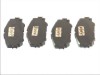 Set placute frana,frana disc TOYOTA AURIS (NRE15, ZZE15, ADE15, ZRE15, NDE15) (2006 - 2012) ABE C12122ABE