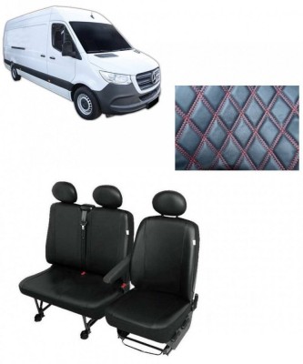 Huse scaune piele dedicate Mercedes Sprinter 2018-2025 3 locuri ( 2+1 ) &amp;reg; ALM foto