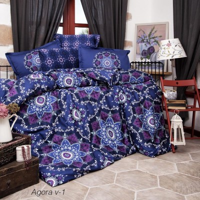 Lenjerie de pat satin clasy king size (agora v1) foto