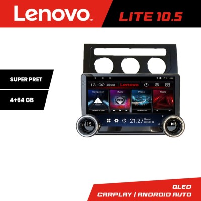 Navigatie VW Touran 2003-2009 clima automata Kit-touran2 Lenovo 8 core 4+64 10.5 inch Incell 1K android Wifi 5Ghz gps internet et GPS WI CarStore Tech foto