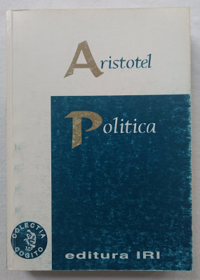 Aristotel, Politica, bilingva, IRI, 2001 foto