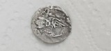 Pfennig Friesach argint , emis de Episcopia Salzburg sub Eberhard II (1200 - 1246 )