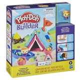 Set plastilina Play Doh Builder, Set camping, Hasbro