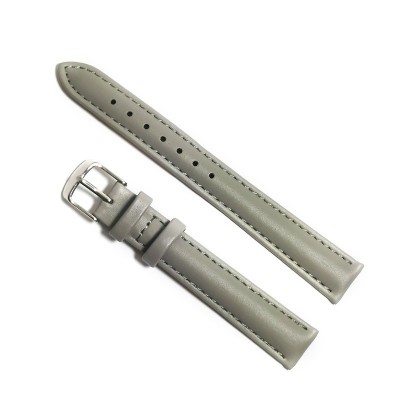 Curea de ceas Gri din piele naturala de Lungime L - 10mm 12mm 14mm 16mm 18mm 20mm 22mm 24mm foto