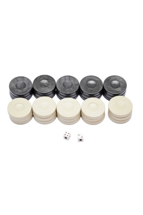 Dame din plastic pentru jocul de table, include zaruri