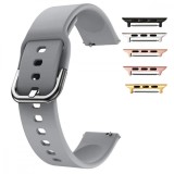 Curea silicon, compatibila Apple Watch 10, 42mm, Shark Gray