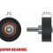 Rola curea transmisie Fiat Bravo 2, Stilo 1.4, 1.8, 1.9d 10.2001-12.2014, NTY RNK-FT-009