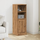 VidaXL Dulap &icirc;nalt, stejar artizanal, 36x35,5x103,5 cm, lemn prelucrat
