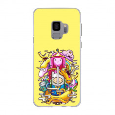 Husa compatibila cu Samsung Galaxy S9 Silicon Gel Tpu Model Adventure Time Poster