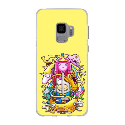 Husa compatibila cu Samsung Galaxy S9 Silicon Gel Tpu Model Adventure Time Poster foto