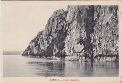 Orsova Cazane Kazan vegreszlet CP necirculata ND(1910) foto