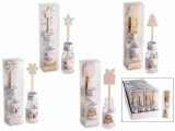 Cumpara ieftin Set 4 parfumuri camera cu betisoare Craciun multiarome &Oslash;2,5x6H, 10.5 cm, 10 ml