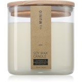 The Munio Juniper &amp; Limonium lum&acirc;nare parfumată cu fitil din lemn 550 ml