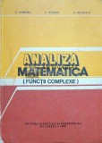 Cumpara ieftin Analiza matematica. Functii complexe - 1982 - P. Hamburg ($O52), Didactica si Pedagogica