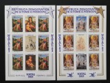 SAUTOME E PRINCIPE-CRCIUN 83-PICTURI-2 M/Sh,Nedantelate-MNH**-STP161C, Africa, Arta