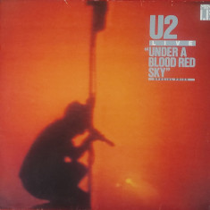 U2 – Under A Blood Red Sky (Live), LP, Minialbum, Europe, 1986, stare buna, G+
