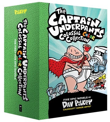 The Captain Underpants Colossal Color Collection (Captain Underpants #1-5 Boxed Set) foto